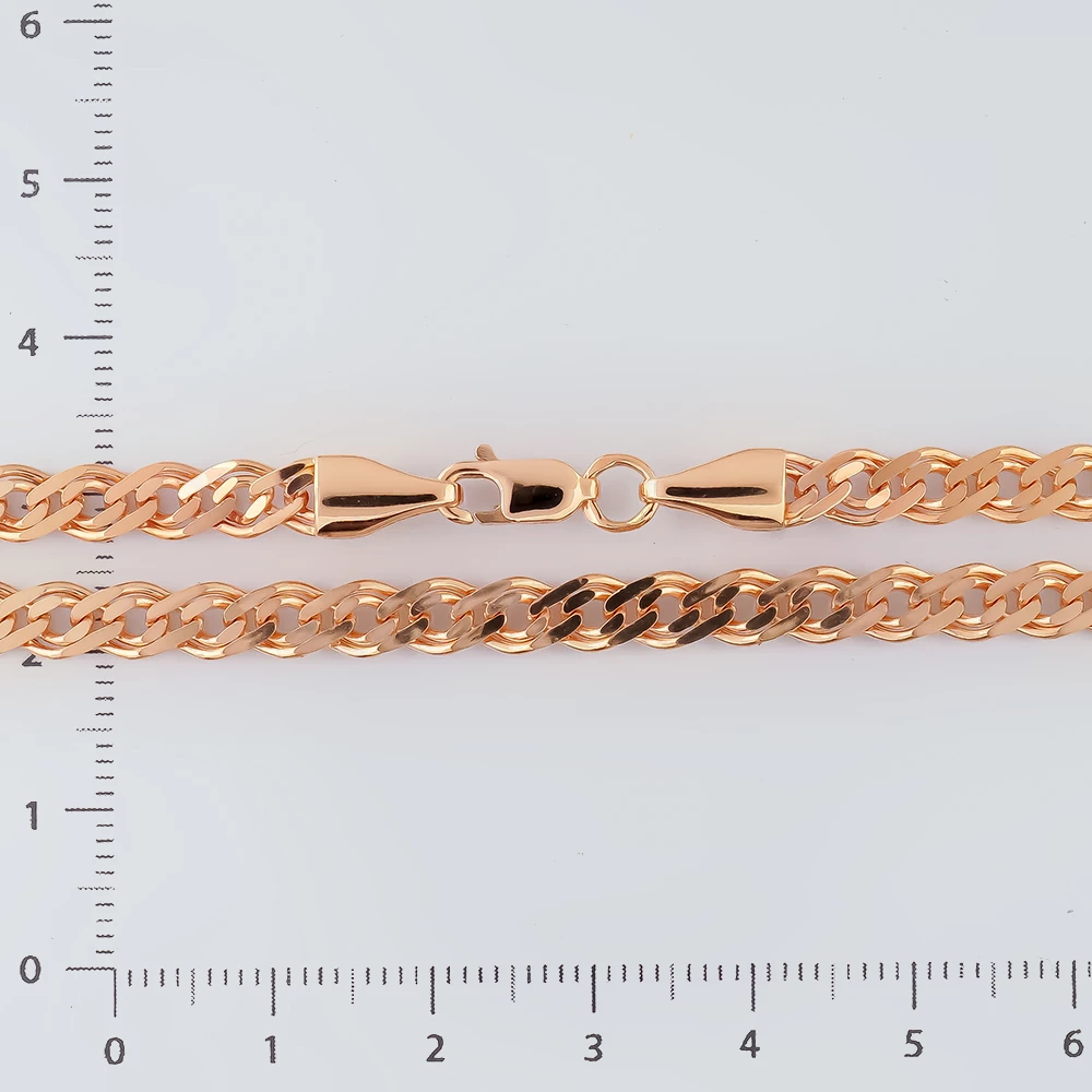 Цепь из красного золота 585 пробы