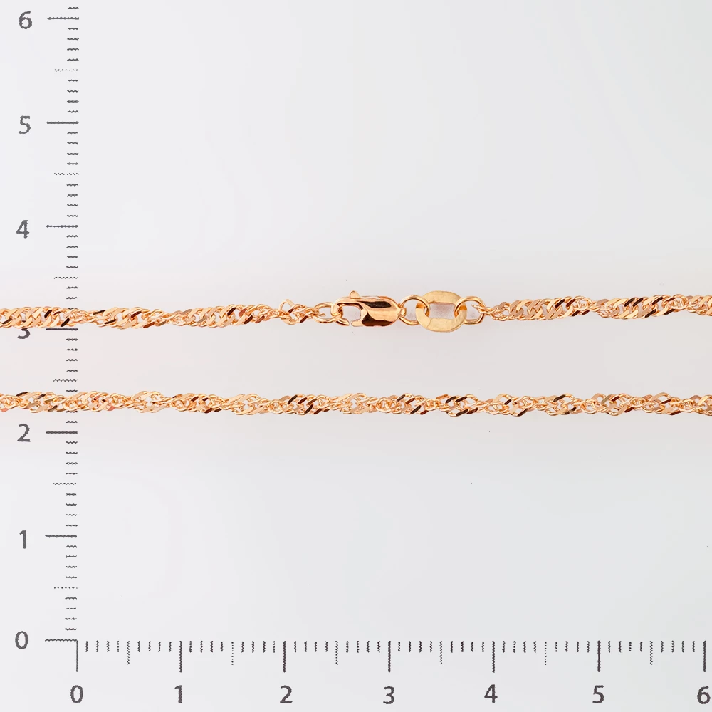 Цепь из красного золота 585 пробы