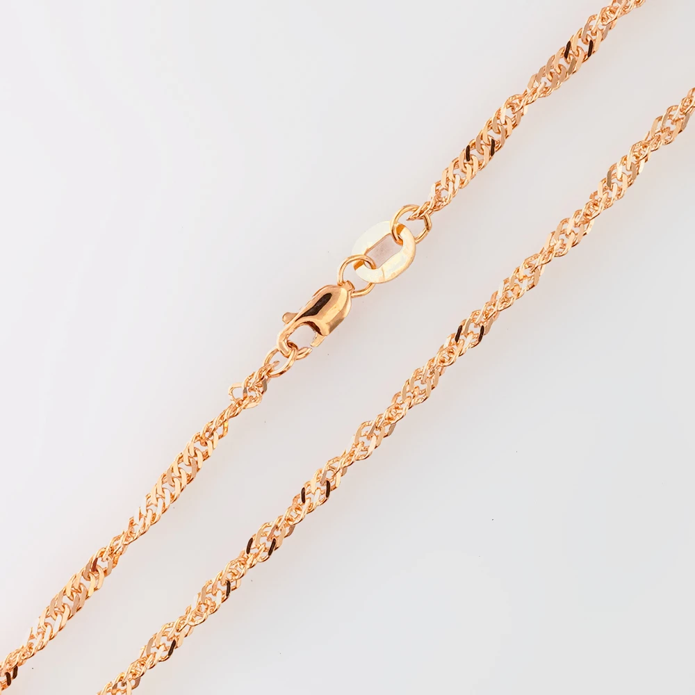 Цепь из красного золота 585 пробы