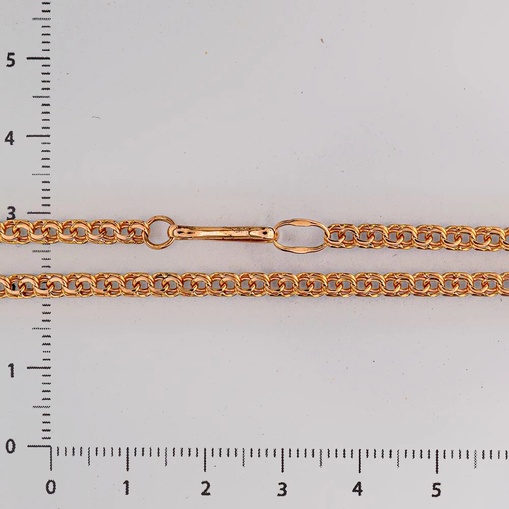 Цепь из красного золота 585 пробы