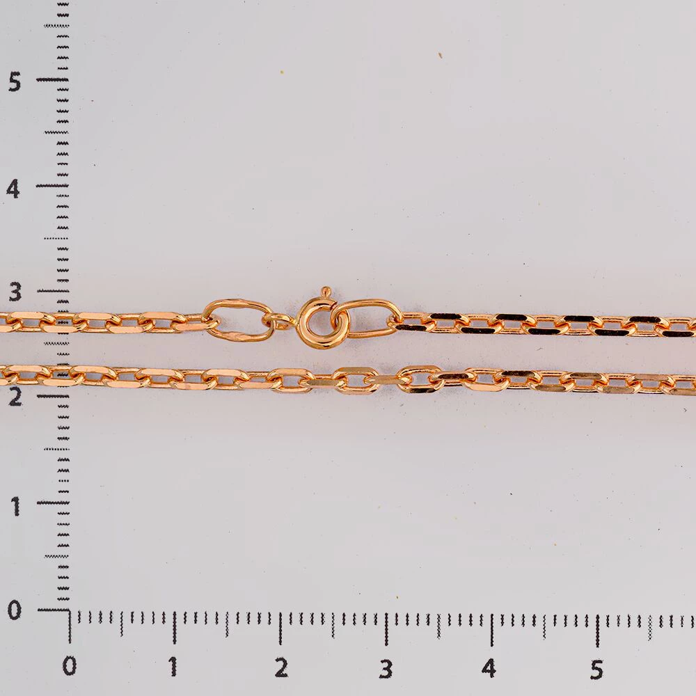 Цепь из красного золота 585 пробы