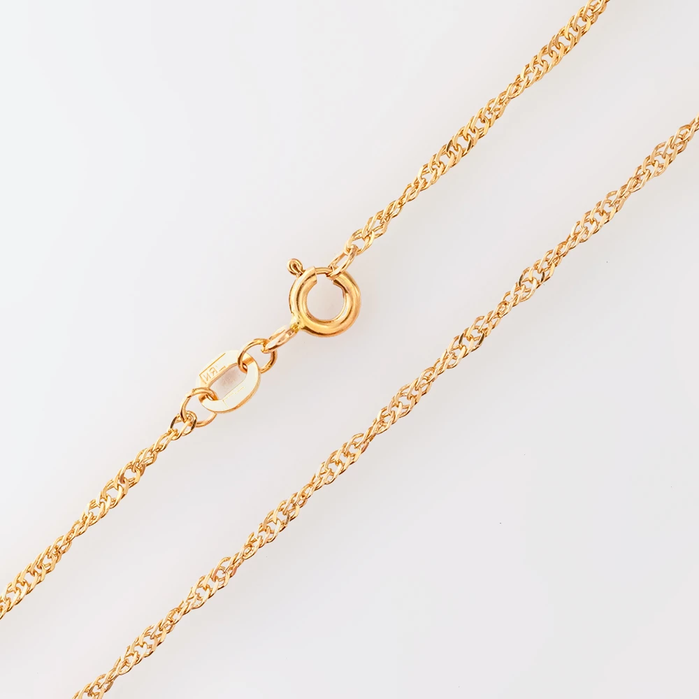 Цепь из красного золота 585 пробы