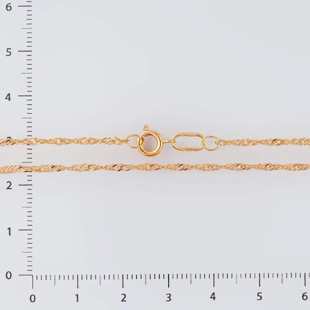 Цепь из красного золота 585 пробы