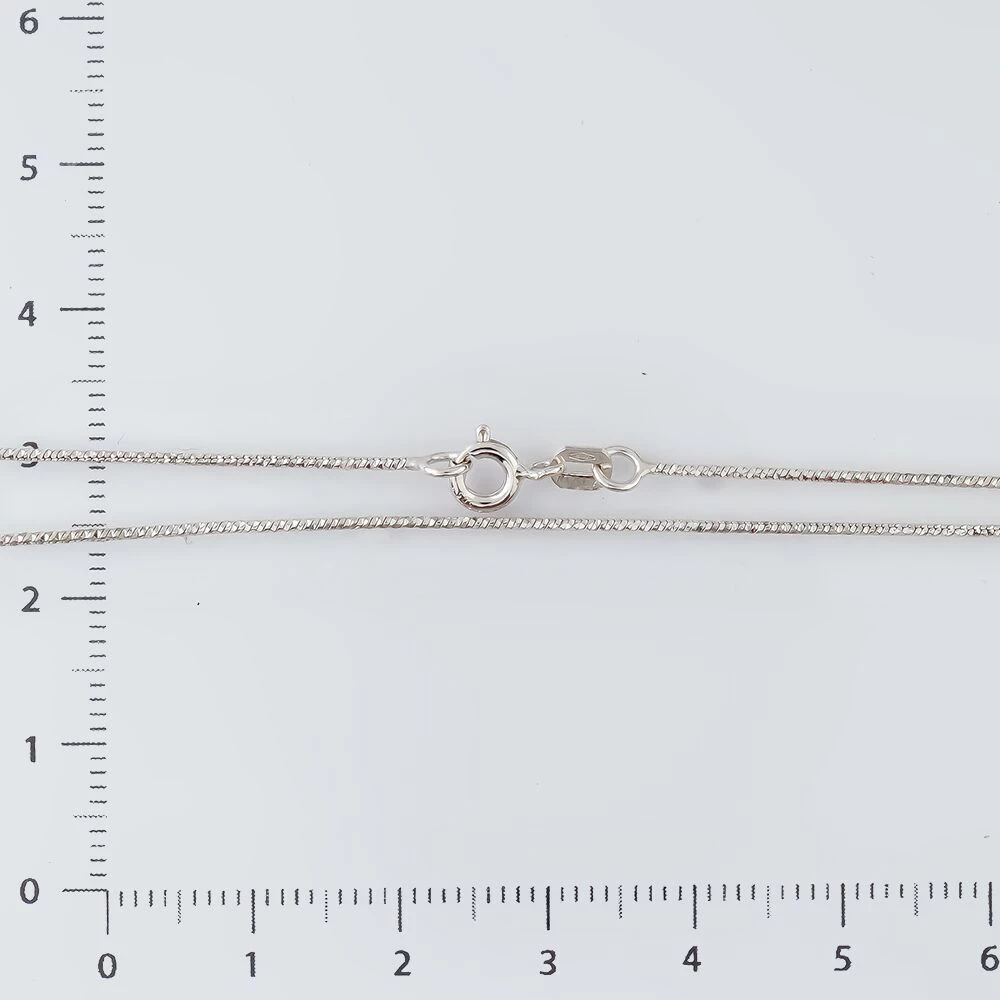 Цепь из белого золота 585 пробы