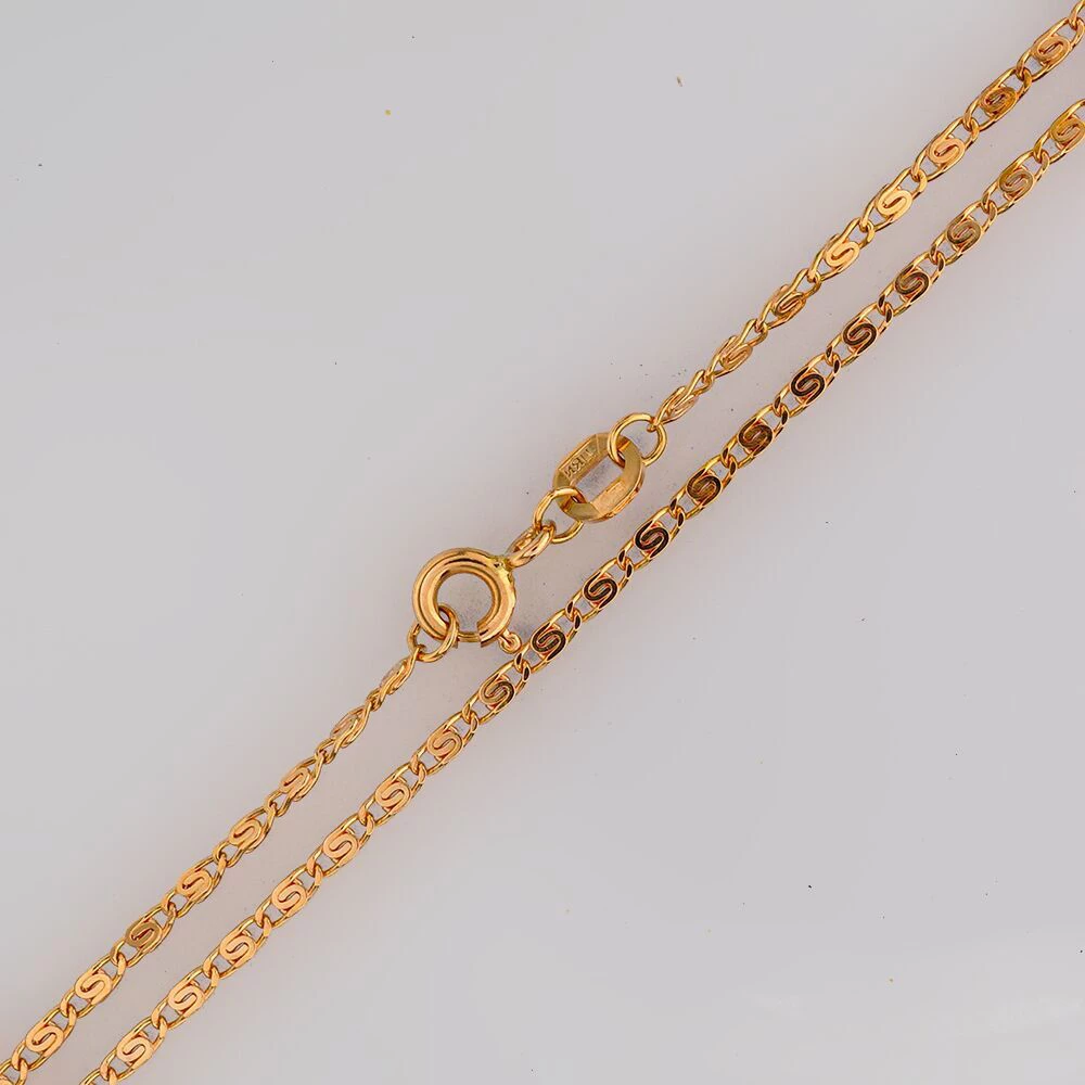 Цепь из красного золота 585 пробы