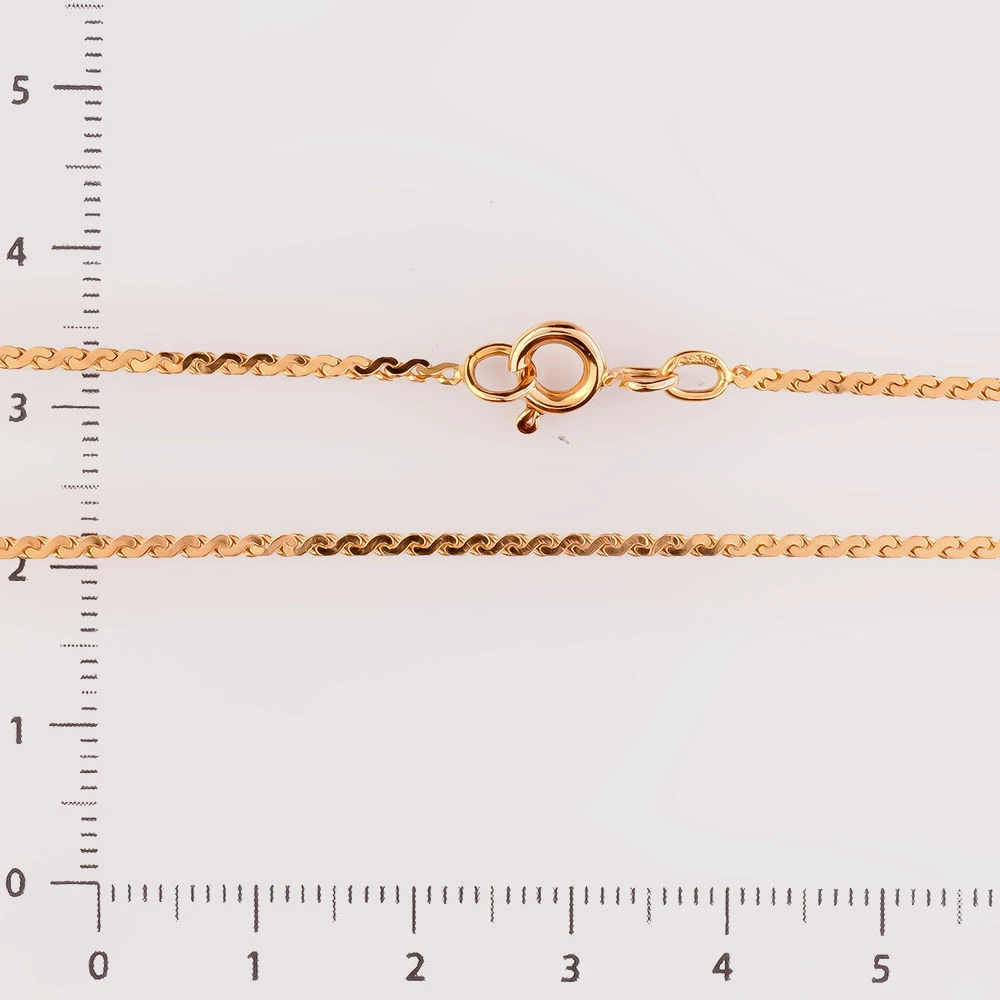 Цепь из красного золота 585 пробы