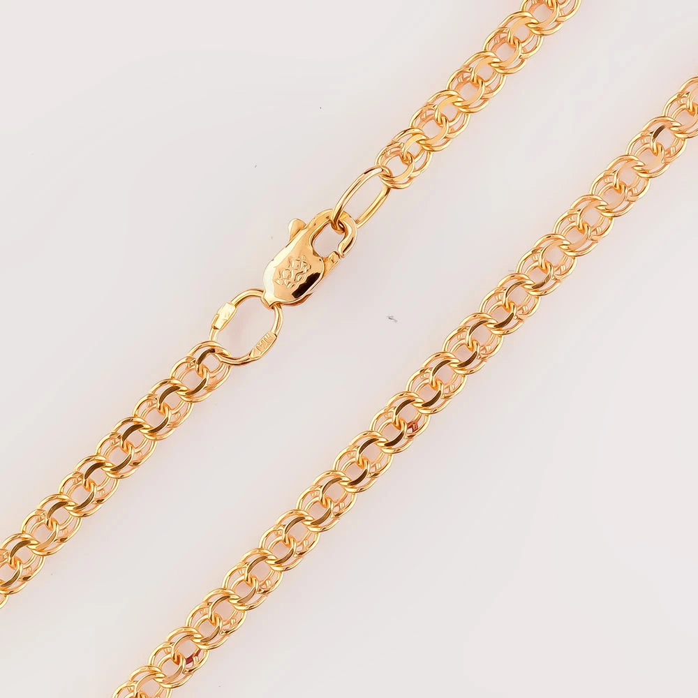 Цепь из красного золота 585 пробы