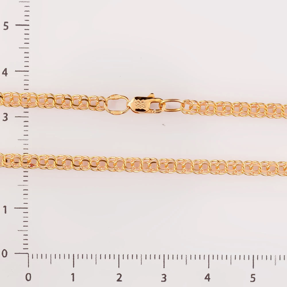 Цепь из красного золота 585 пробы