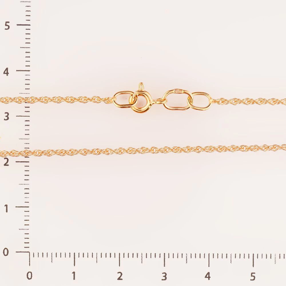 Цепь из красного золота 585 пробы