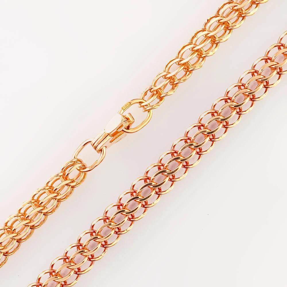 Цепь из красного золота 585 пробы