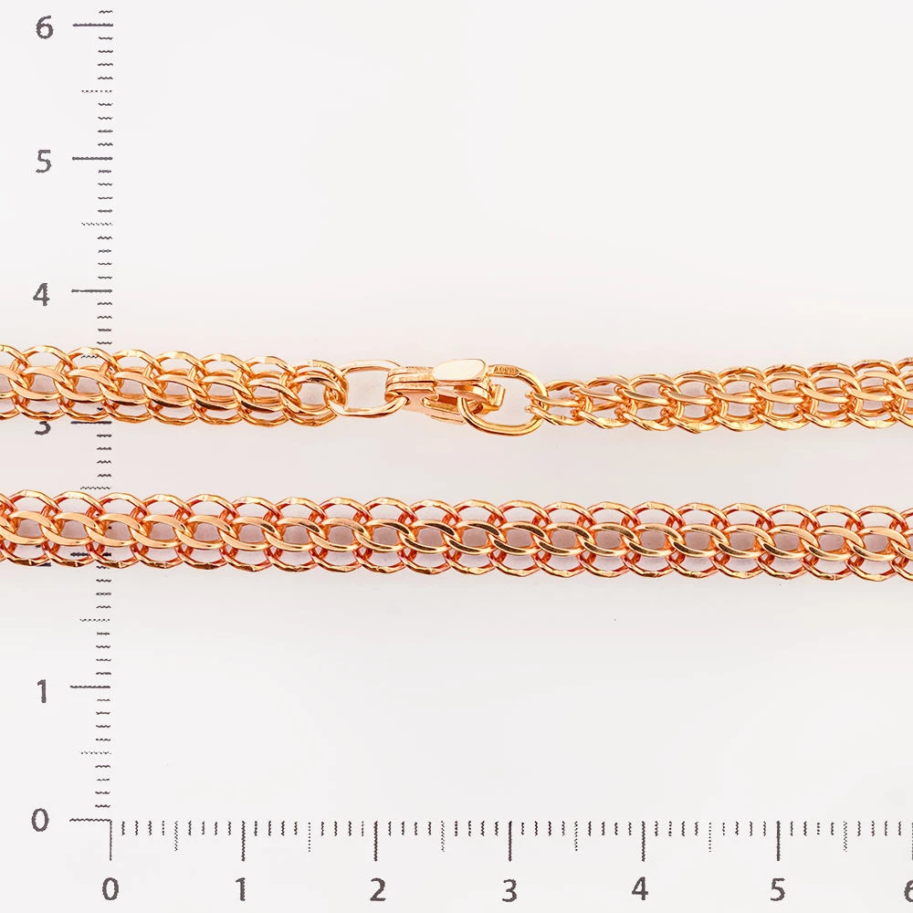 Цепь из красного золота 585 пробы