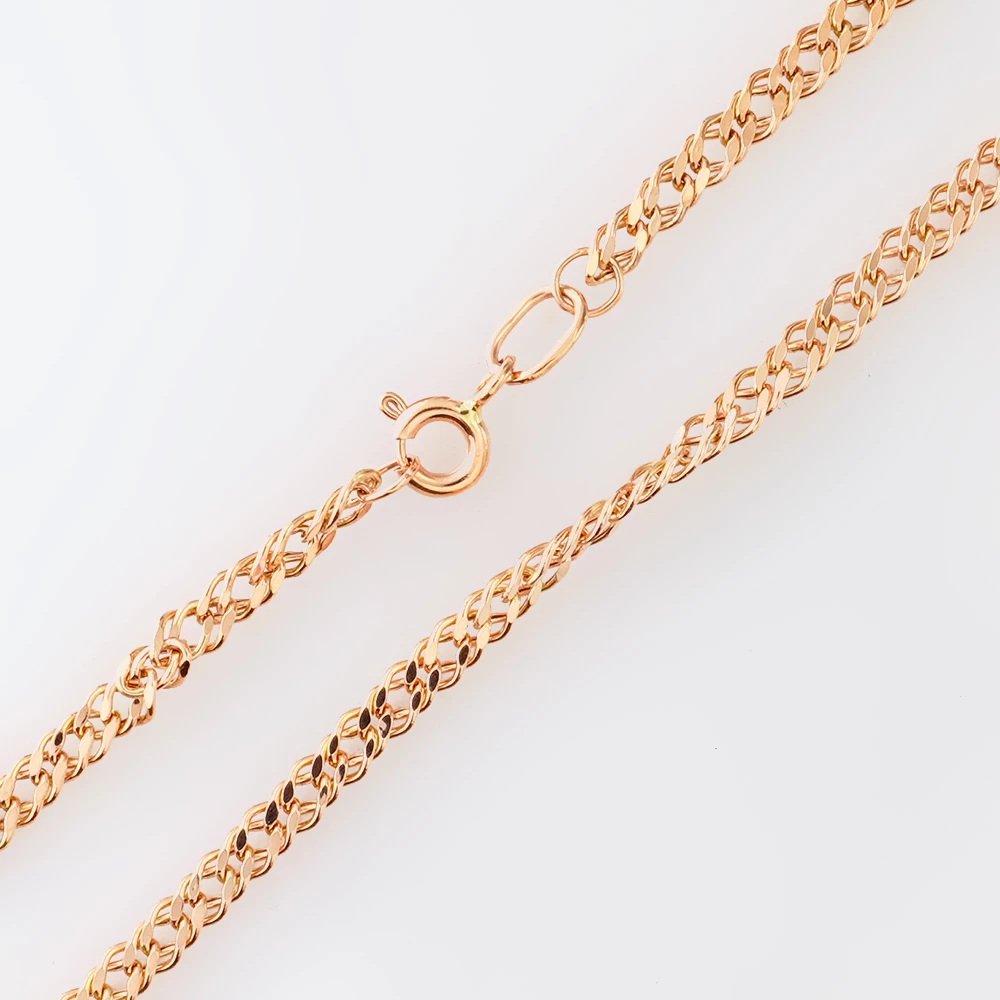 Цепь из красного золота 585 пробы