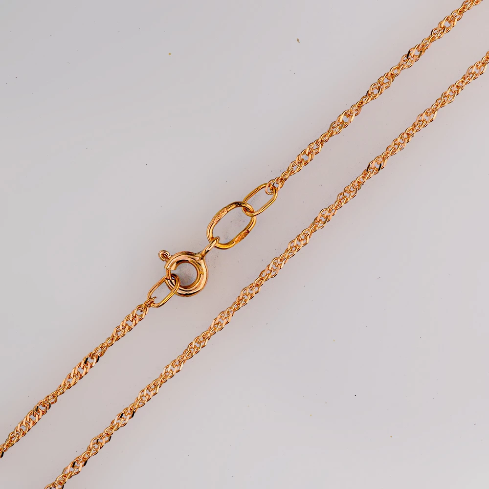 Цепь из красного золота 585 пробы