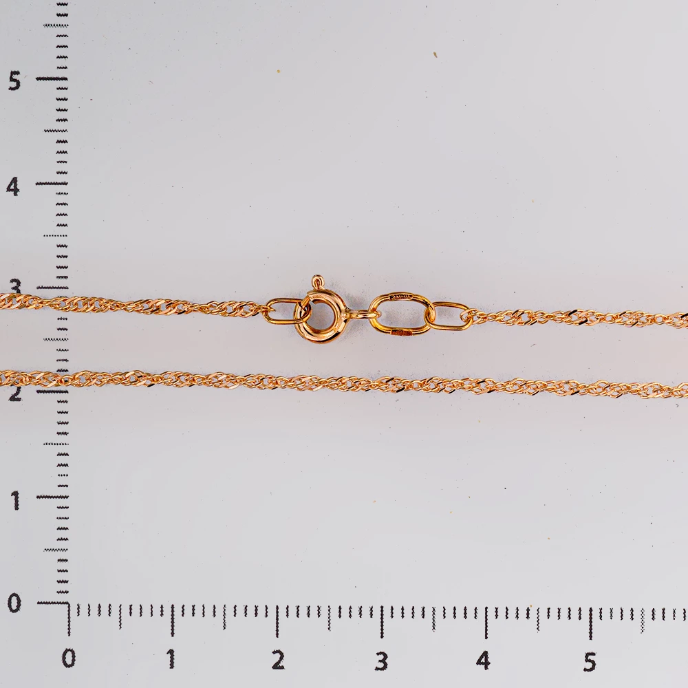 Цепь из красного золота 585 пробы