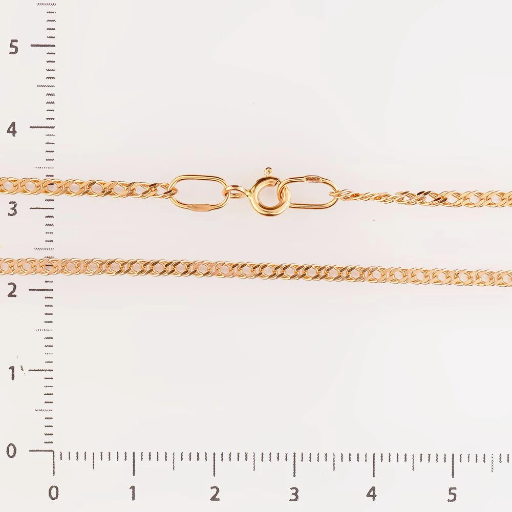 Цепь из красного золота 585 пробы