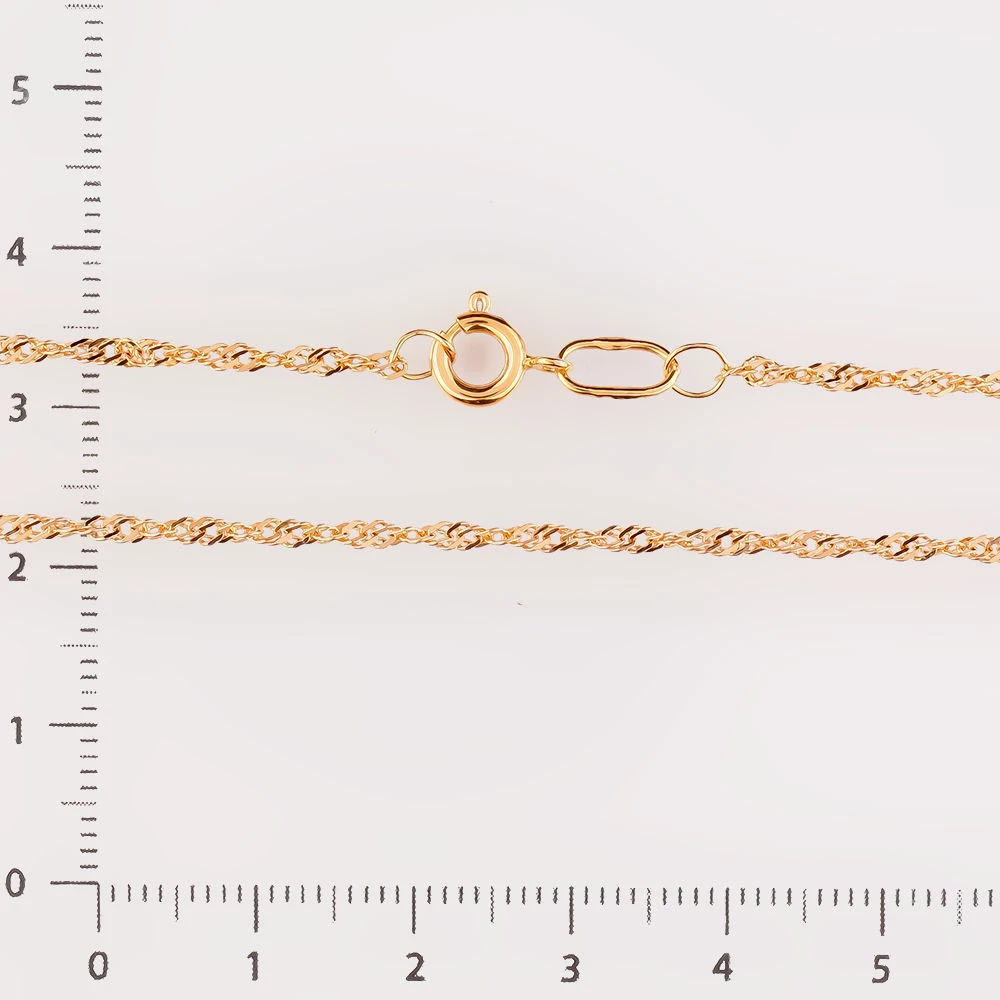 Цепь из красного золота 585 пробы