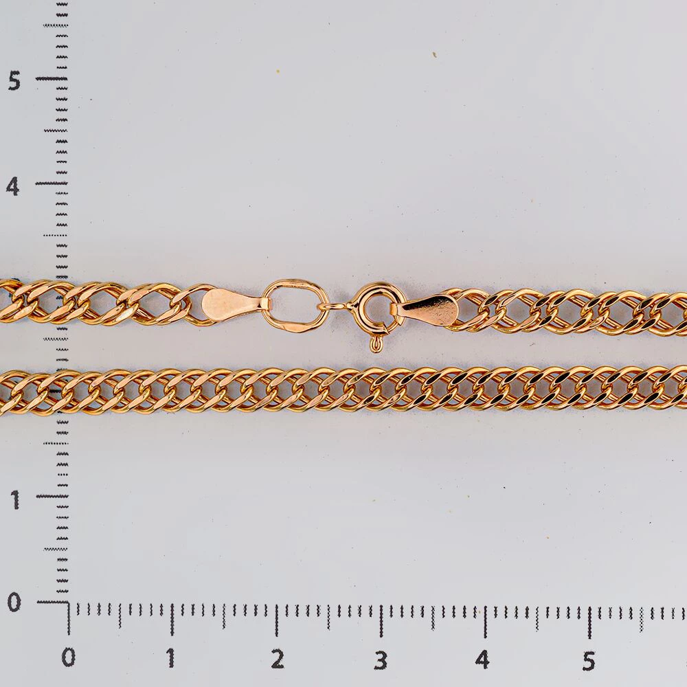 Цепь из красного золота 585 пробы