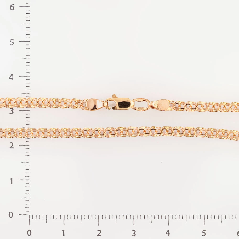 Цепь из красного золота 585 пробы