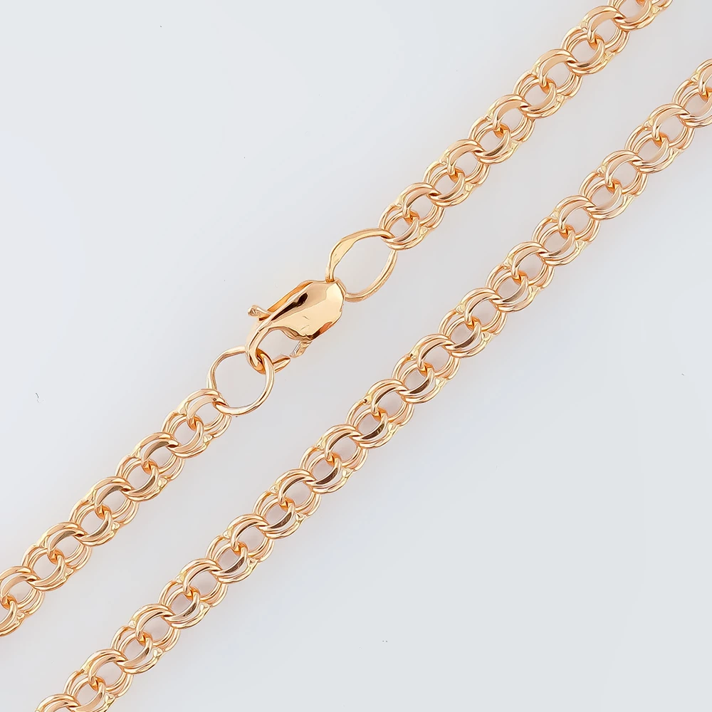 Цепь из красного золота 585 пробы