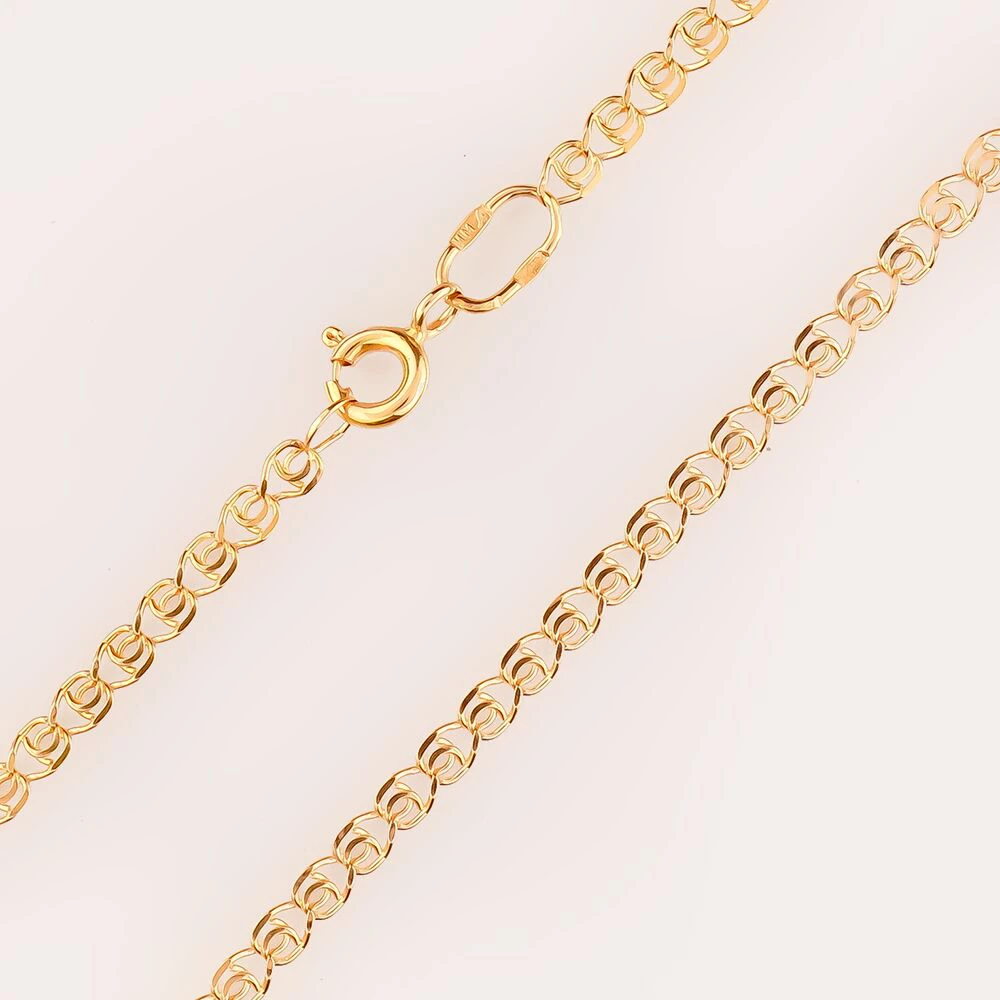 Цепь из красного золота 585 пробы