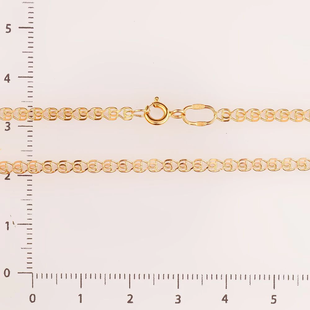 Цепь из красного золота 585 пробы