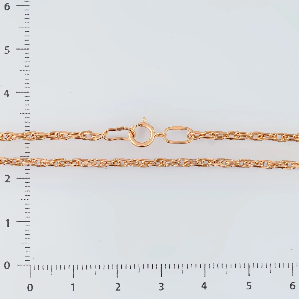 Цепь из красного золота 585 пробы