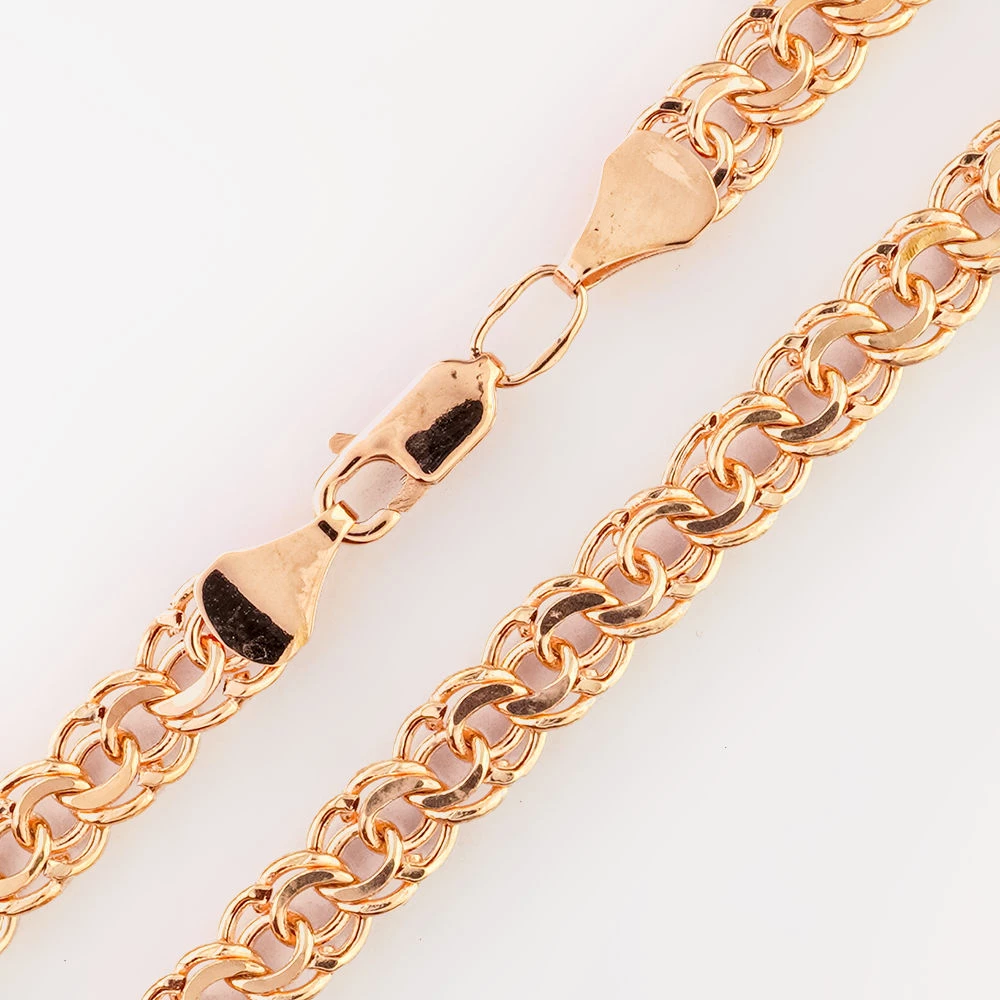 Цепь из красного золота 585 пробы