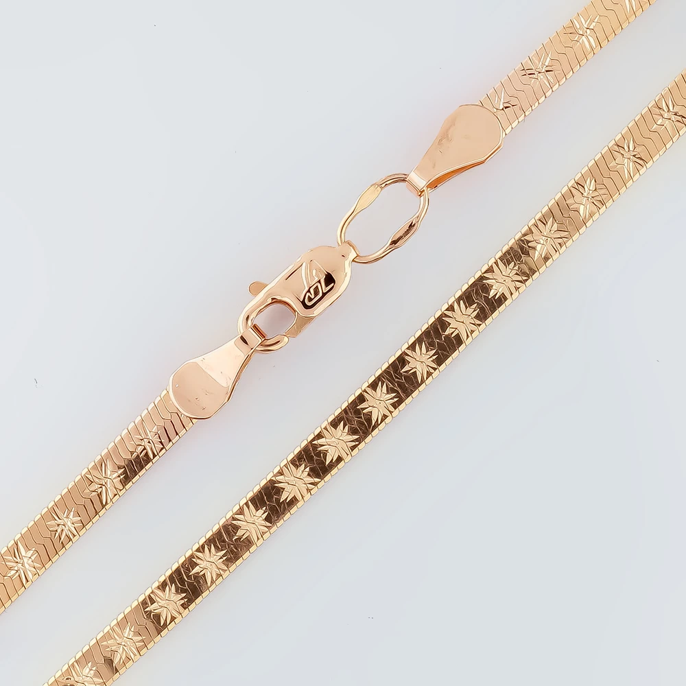 Цепь из красного золота 585 пробы