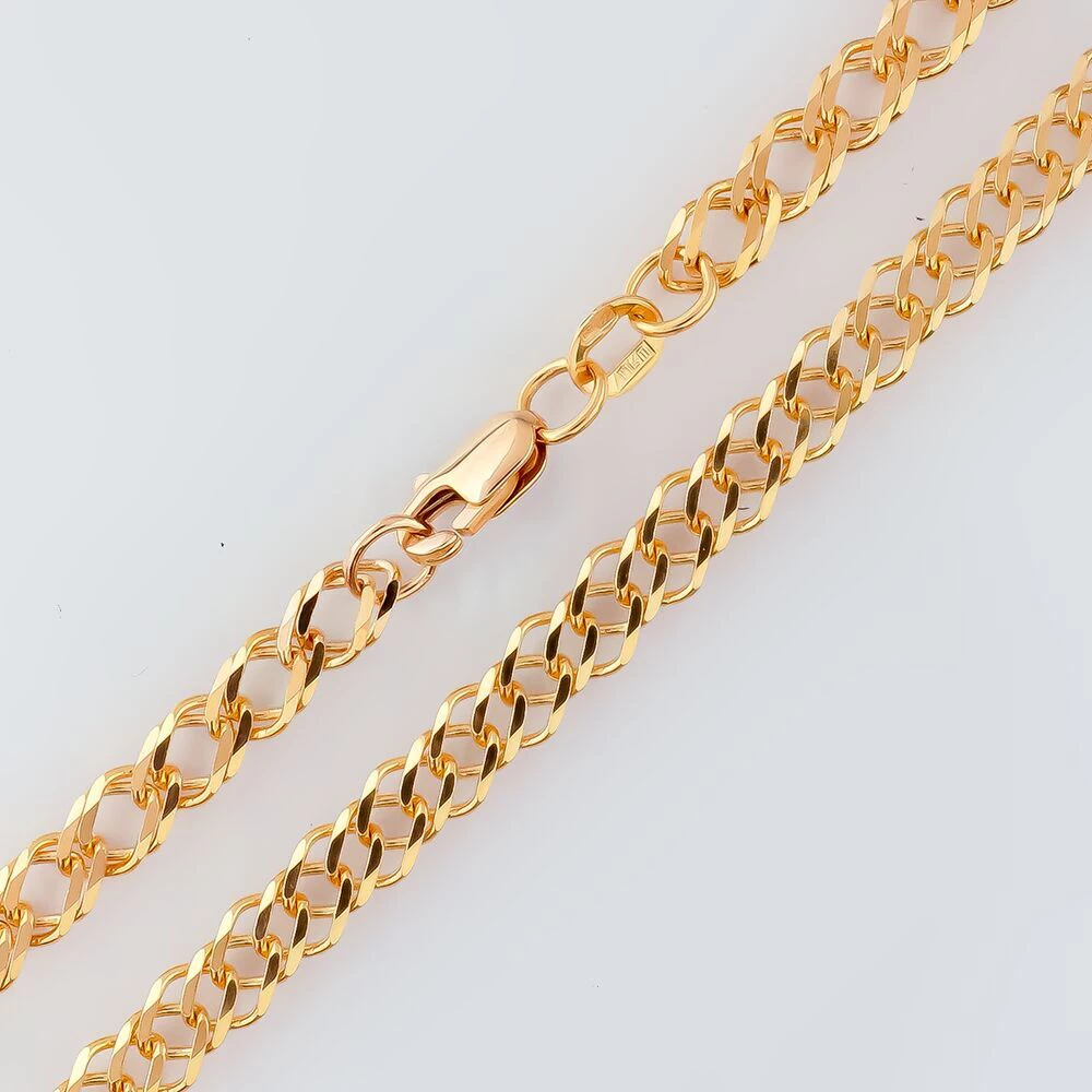 Цепь из красного золота 585 пробы