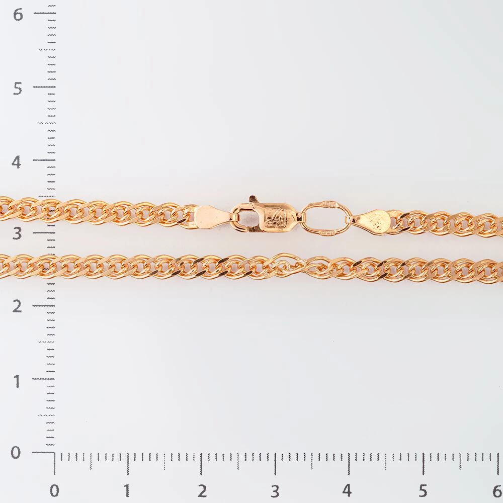 Цепь из красного золота 585 пробы