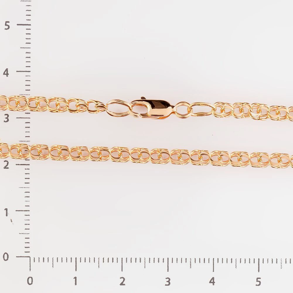 Цепь из красного золота 585 пробы