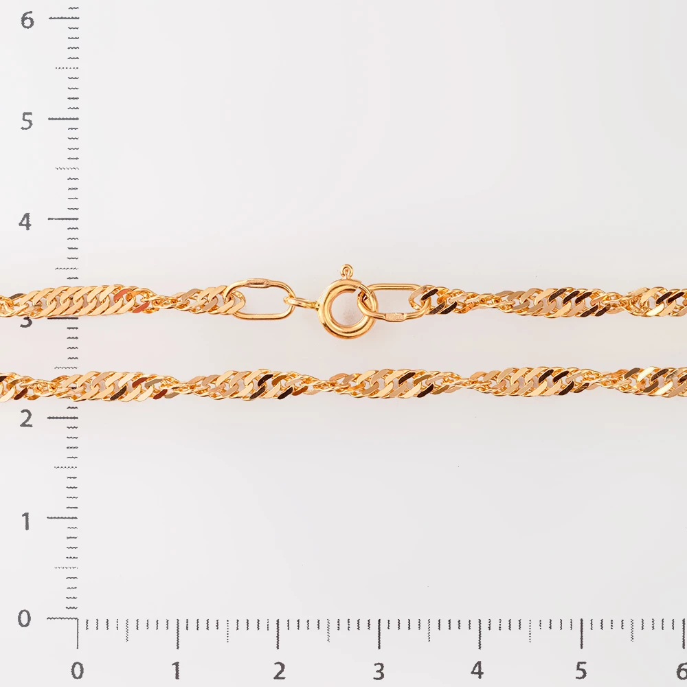 Цепь из красного золота 585 пробы