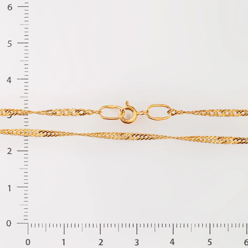 Цепь из красного золота 585 пробы