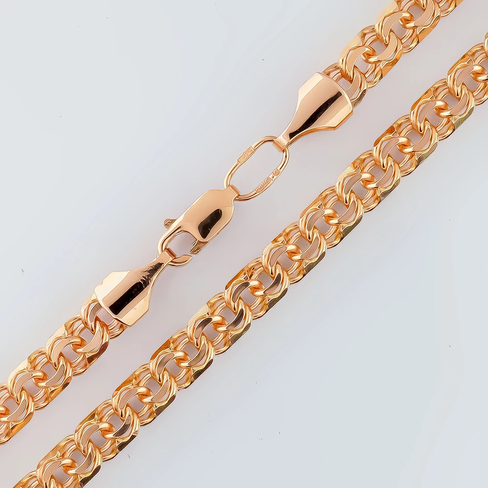 Цепь из красного золота 585 пробы