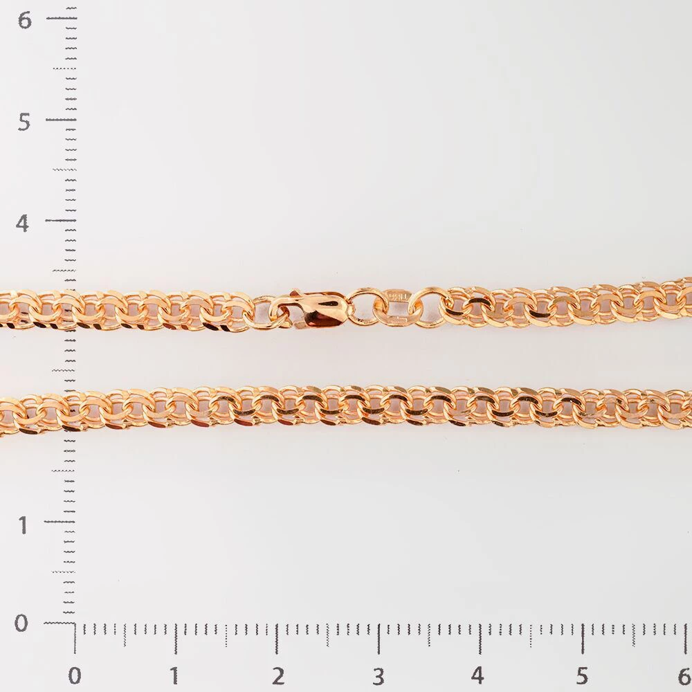 Цепь из красного золота 585 пробы