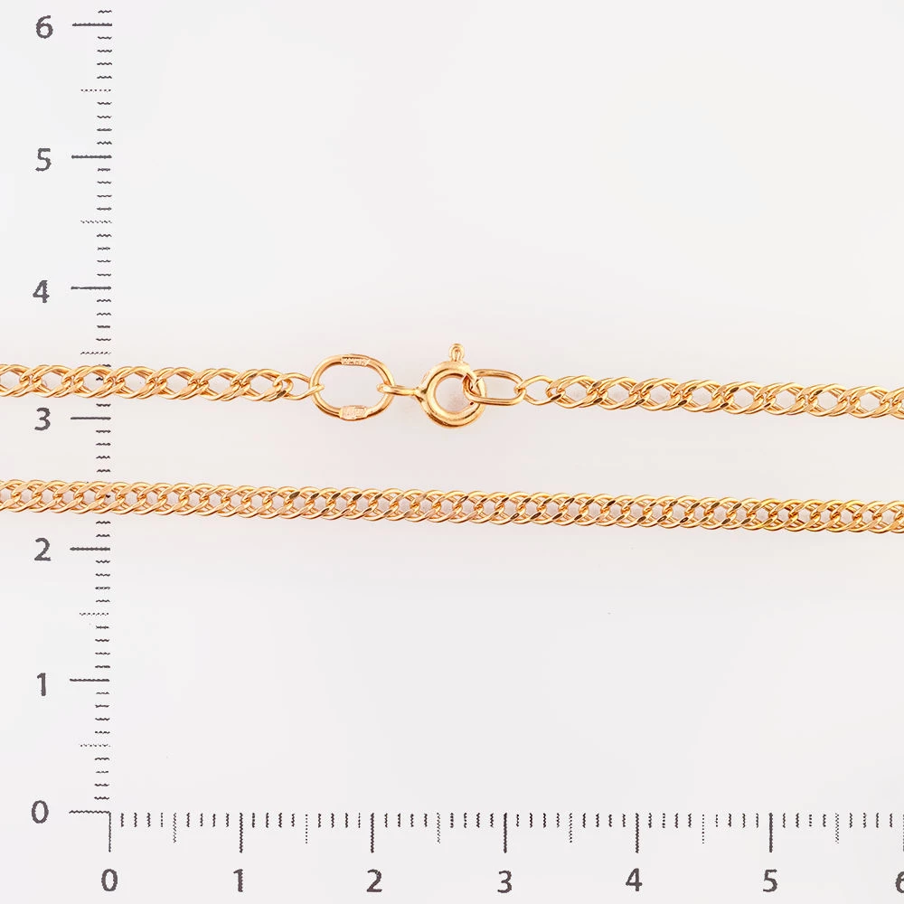 Цепь из красного золота 585 пробы