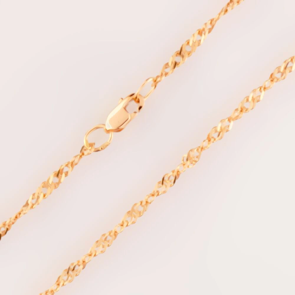 Цепь из красного золота 585 пробы