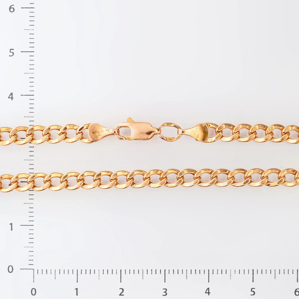 Цепь из красного золота 585 пробы