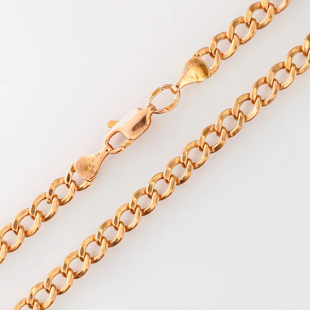 Цепь из красного золота 585 пробы