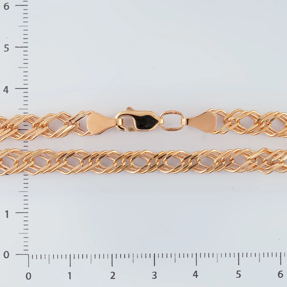 Цепь из красного золота 585 пробы