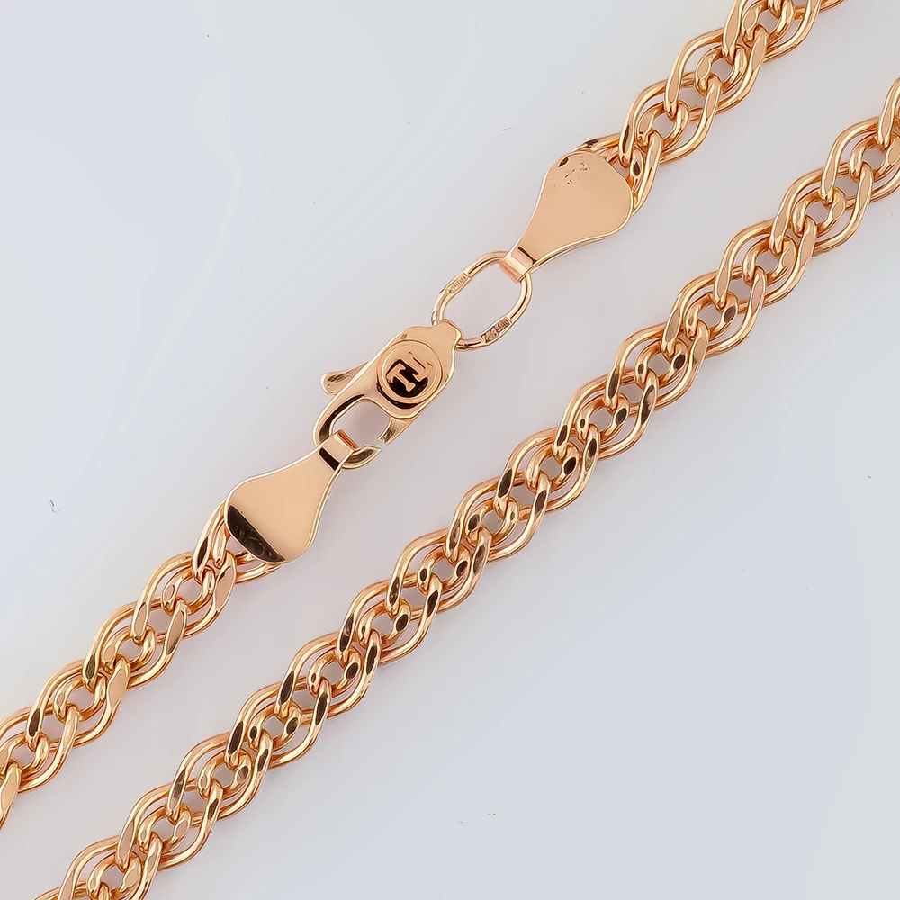 Цепь из красного золота 585 пробы