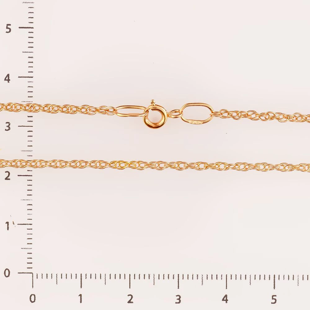 Цепь из красного золота 585 пробы