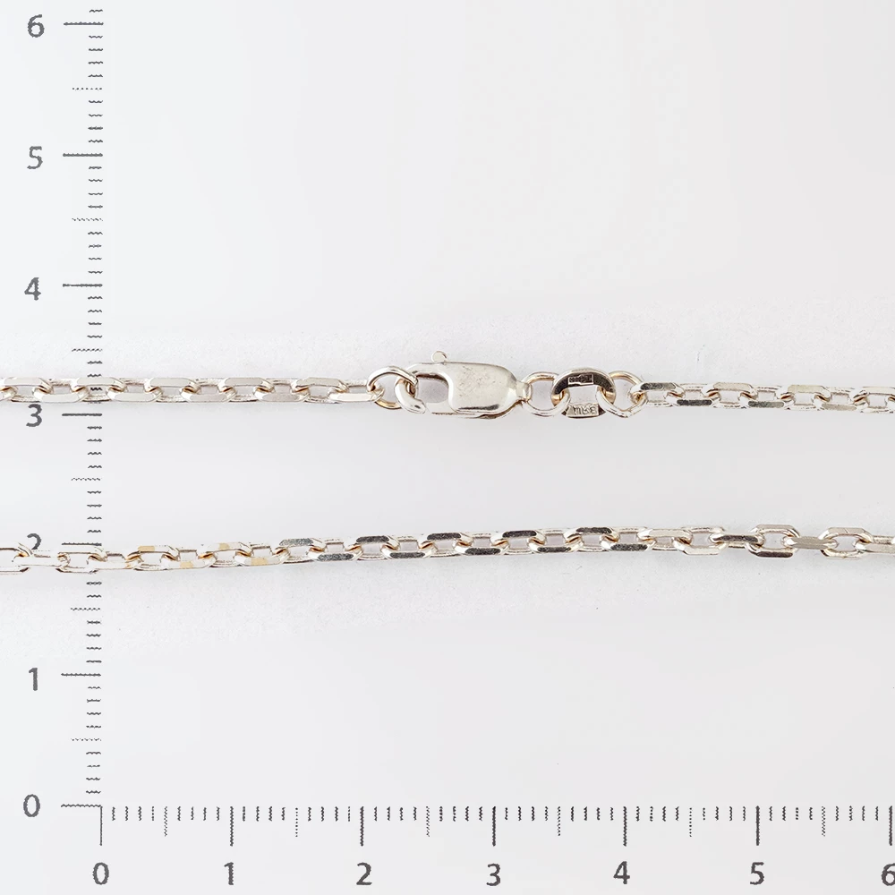 Цепь из белого золота 585 пробы