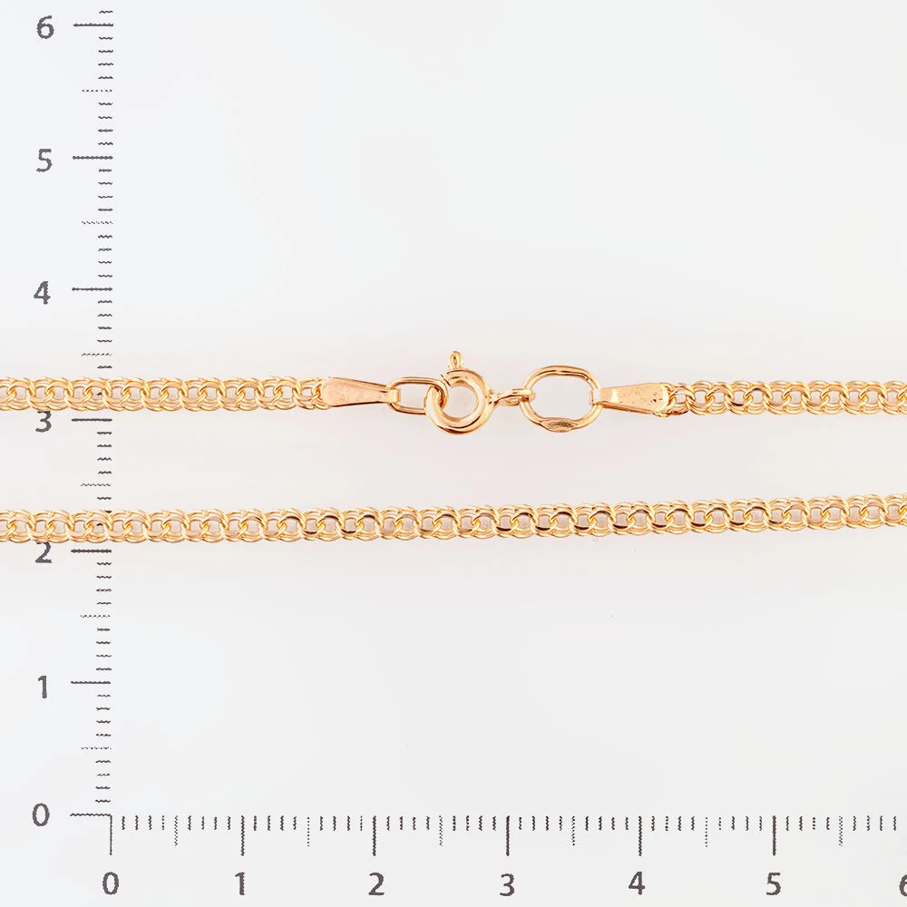 Цепь из красного золота 585 пробы