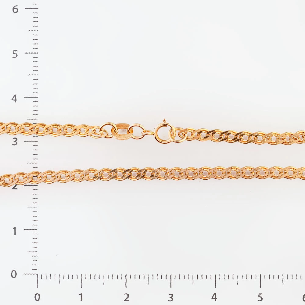 Цепь из красного золота 585 пробы