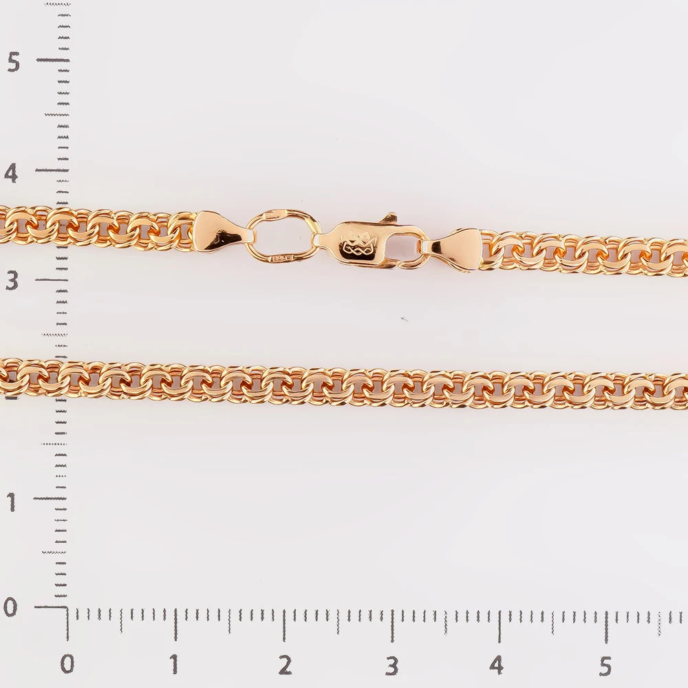 Цепь из красного золота 585 пробы