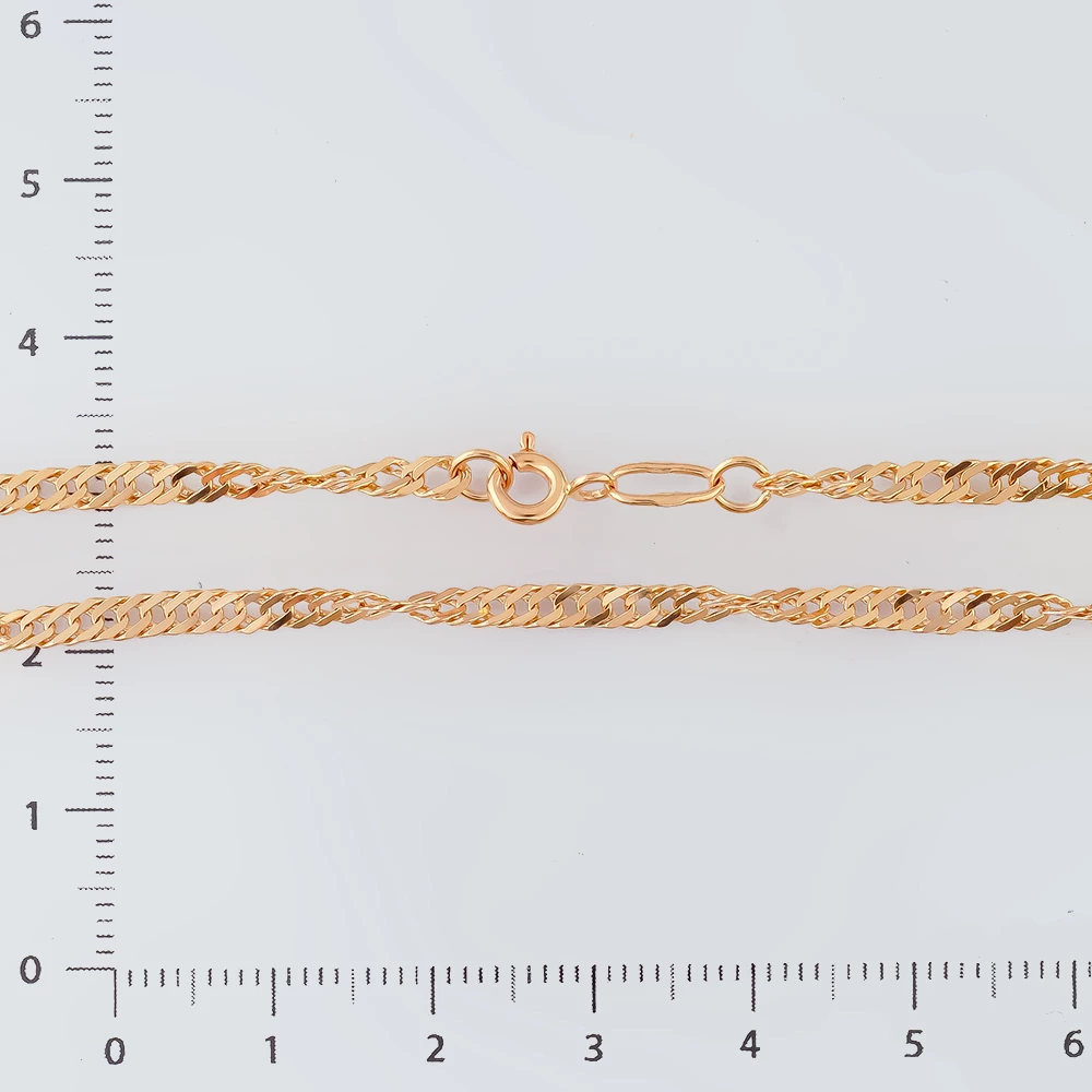 Цепь из красного золота 585 пробы