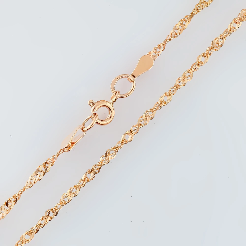 Цепь из красного золота 585 пробы