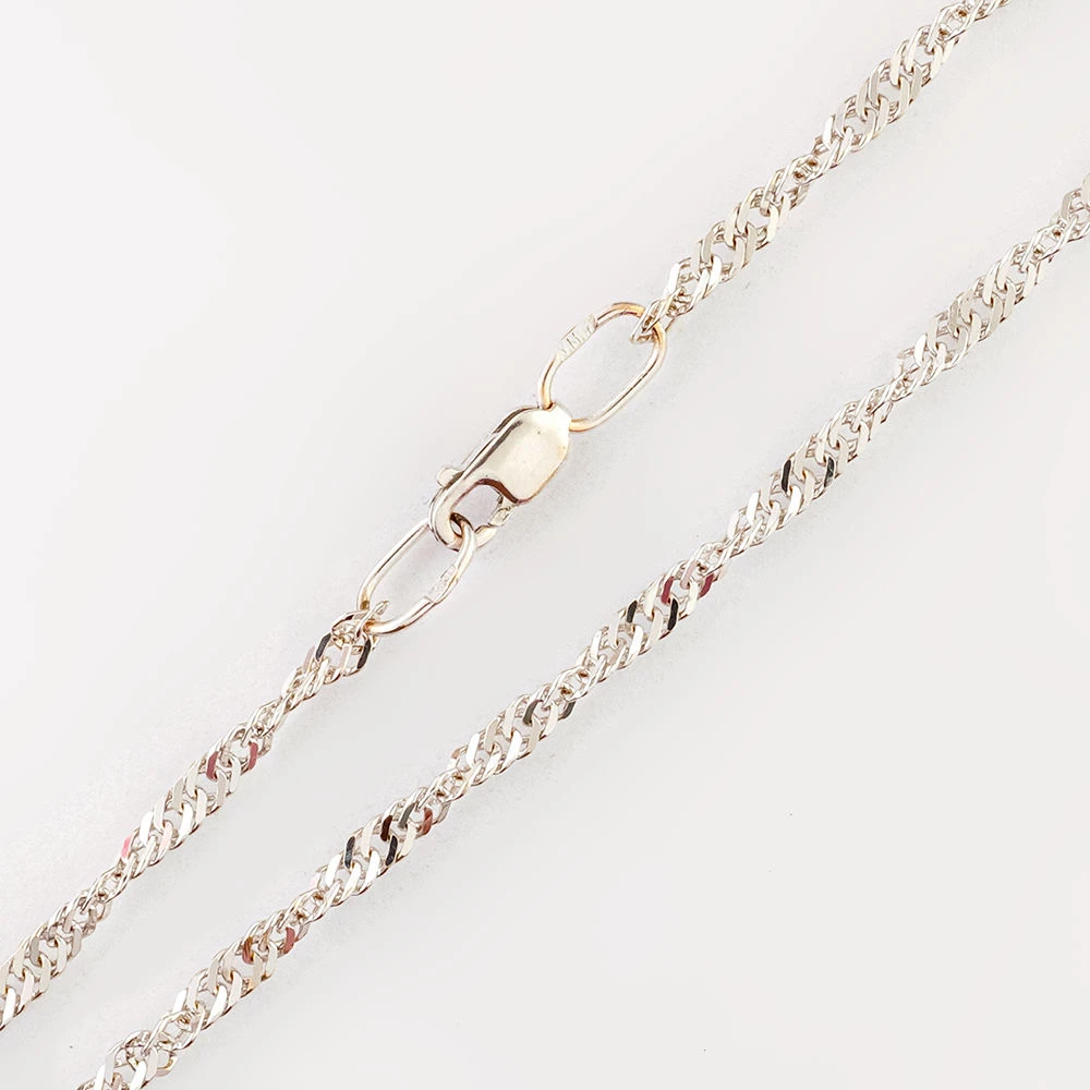 Цепь из белого золота 585 пробы