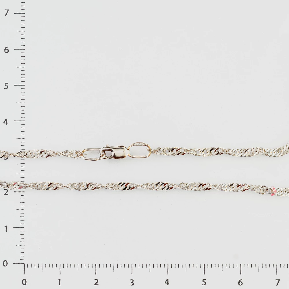 Цепь из белого золота 585 пробы